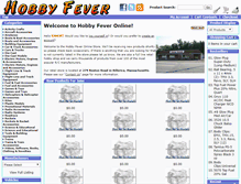 Tablet Screenshot of hobbyfever.com